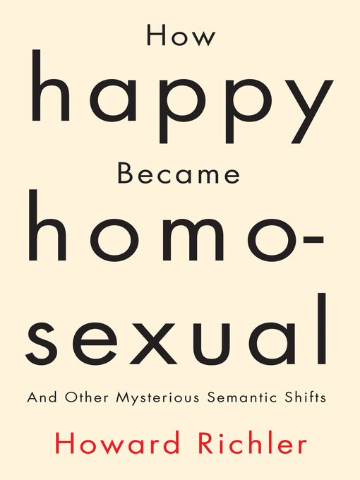 Title details for How Happy Became Homosexual by Howard Richler - Available